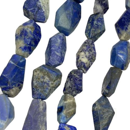 Coirníní lapis lazuli, Nuggets, snasta, DIY & ilghnéitheach, beads size 12-20x18-25MM, Díolta Per Thart 35-38 cm Snáithe