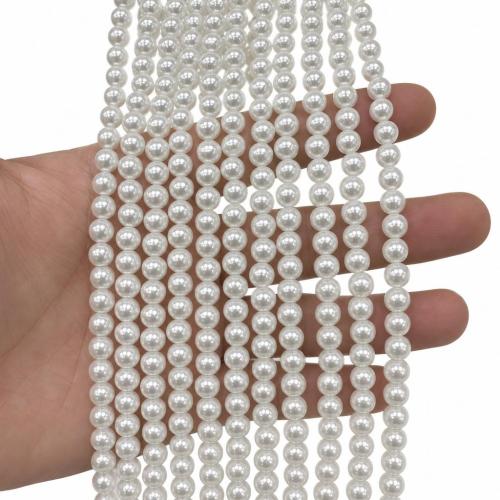 South Sea Shell perle, Shell Pearl, Krug, možete DIY & različite veličine za izbor, Prodano Per Približno 38 cm Strand