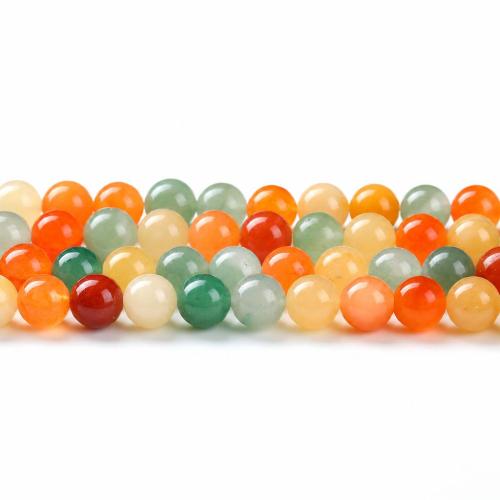 Natural Aventurine Beads Round DIY Sold Per Approx 38 cm Strand
