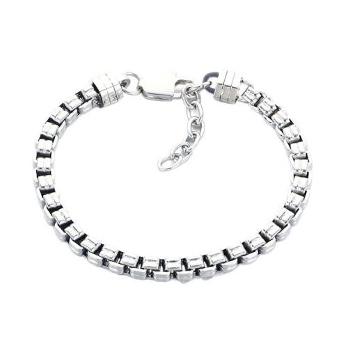 Titanium Steel Bracelet Vacuum Ion Plating fashion jewelry & for man Sold By PC