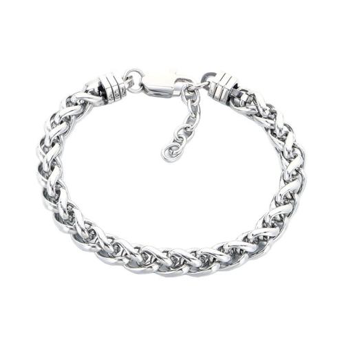 Titanium Steel Bracelet Vacuum Ion Plating fashion jewelry & for man Sold By PC