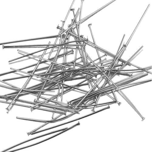Iron headpin, Vas, galvanizált, DIY, több színt a választás, 70x0.80mm, Által értékesített KG