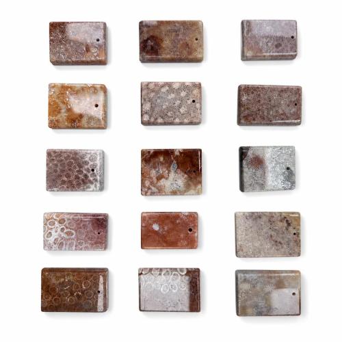Gemstone Jewelry Beads Chrysanthemum Stone DIY length 23-45mm width 19-30mm thickness 7-10mm Approx 1.5mm Sold By PC