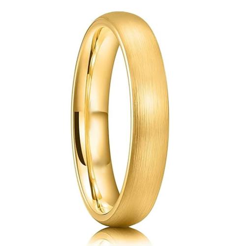 Wolfraam staal Finger Ring, plated, uniseks & verschillende grootte voor keus, meer kleuren voor de keuze, Maat:6-14.5, Verkocht door PC