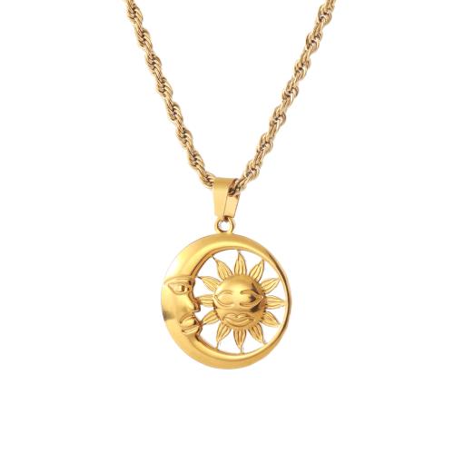 Stainless Steel smycken halsband, 304 rostfritt stål, plated, Unisex & ihålig, fler färger för val, Längd Ca 60 cm, Säljs av PC