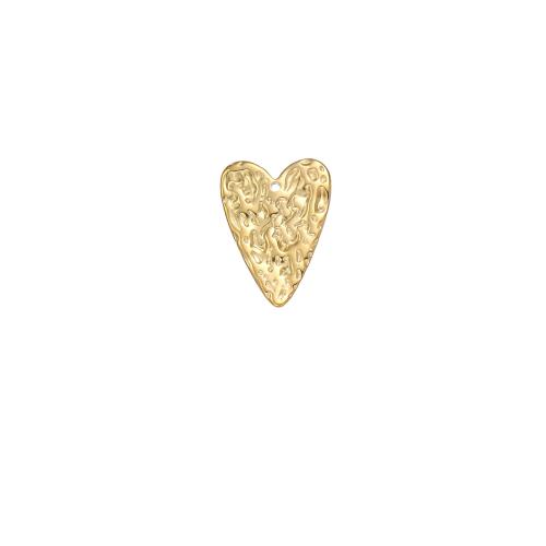 Stainless Steel Heart Pendants 304 Stainless Steel Vacuum Ion Plating DIY Sold By PC