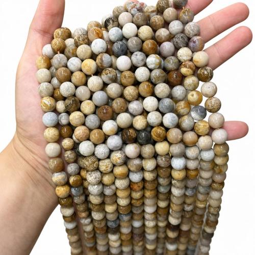 Edelsteen Sieraden Kralen, Chrysanthemum Stone, Ronde, gepolijst, DIY, meer kleuren voor de keuze, Verkocht door Strand