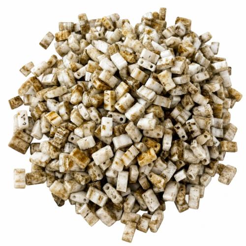 Missangas de vidro grânulos, miçangas, DIY & dois furos, Mais cores pare escolha, 2.50x5mm, 100G/Bag, vendido por Bag