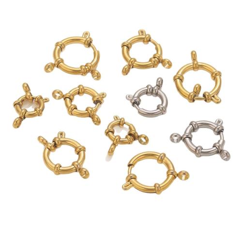 Pruina z nerezové oceli Ring spony, 304 Stainless Steel, á, DIY & různé styly pro výběr, Prodáno By PC