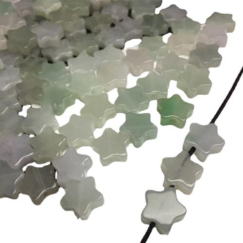 Jadite Beads, Stjerne, du kan DIY, klasse A, 9x4mm, Solgt af PC