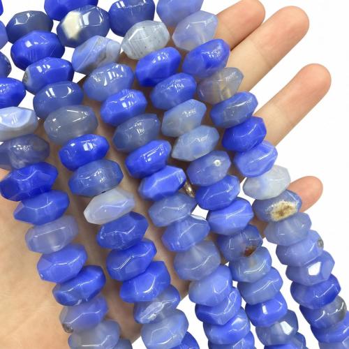 Perles agates, Agate, pepite, DIY, plus de couleurs à choisir, 10x15mm, Environ 40PC/brin, Vendu par brin