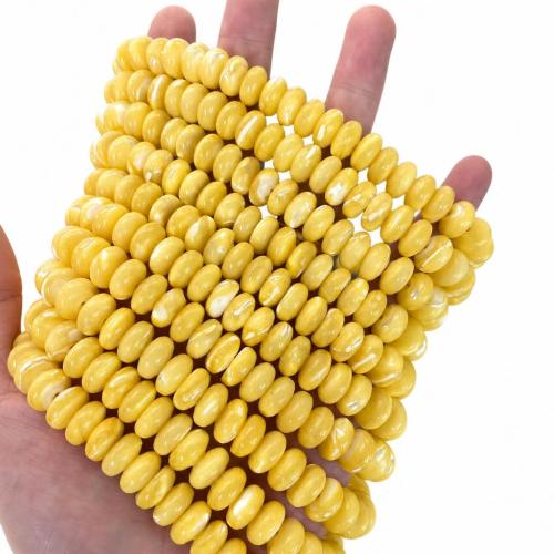 Prirodni Slatkovodni Shell perle, Računaljka, uglađen, možete DIY, više boja za izbor, 5x10mm, Prodano By Strand