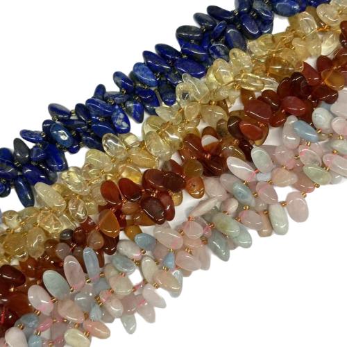Gemstone Jewelry Karoliukai, Brangakmenis, Ašara, Pasidaryk pats & įvairios medžiagos pasirinkimas, beads size 8-15mm, Apytiksliai 38kompiuteriai/Strand, Pardavė Strand