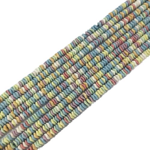 Koraliki z kameniem szlachetnym, Jaspis tęczowy, utlenianie, DIY, dostępnych więcej kolorów, 6x2mm, otwór:około 1mm, około 175komputery/Strand, sprzedane przez Strand