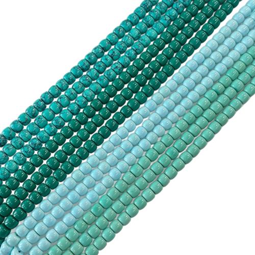 Syntetisk Turkis Bead, du kan DIY & forskellige stilarter for valg, Solgt af Strand