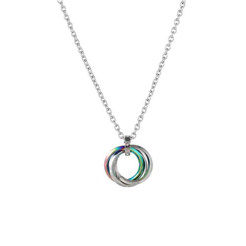 304 Stainless Steel Necklace plated fashion jewelry & Unisex Length Approx 70 cm Sold By PC