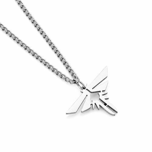 304 Stainless Steel Necklace fashion jewelry & Unisex & hollow original color Length Approx 60 cm Sold By PC