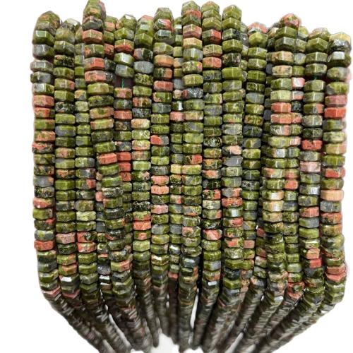 Edelstein Schmuckperlen, DIY & verschiedenen Materialien für die Wahl & facettierte, 3x6mm, ca. 100PCs/Strang, verkauft von Strang