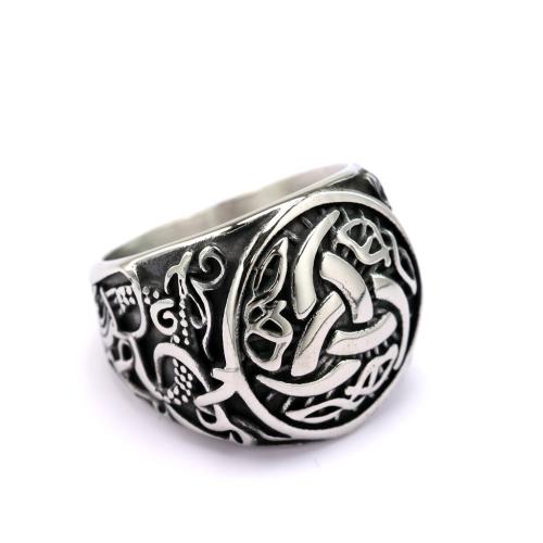 304 Stainless Steel Finger Ring polished vintage & for man original color US Ring Sold By PC