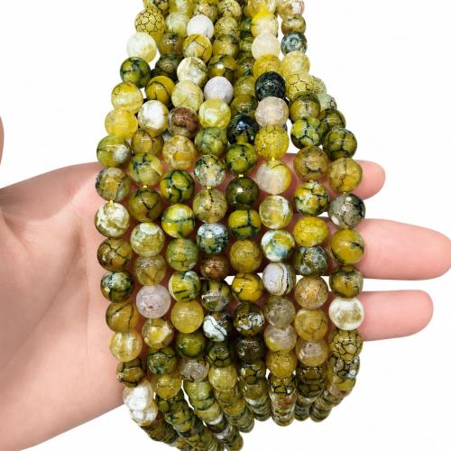 Perline in agata, agate, Cerchio, DIY & sfaccettati, nessuno, 10mm, Venduto per Appross. 38 cm filo
