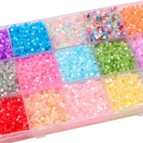 Vegyes Glass Seed Beads, DIY, több színt a választás, 2.50mm, Lyuk:Kb 1mm, Kb 33000PC-k/Bag, 450G/Bag, Által értékesített Bag