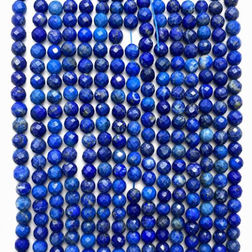 Jalokivi korut Helmet, Pyöreä, kiiltävä, tee-se-itse & eri materiaaleja valinta & kasvot, 6mm, Myyty Per N. 38 cm Strand