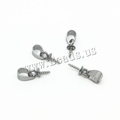 Rustfrit stål Peg Bail, 304 rustfrit stål, du kan DIY & maskine polering & forskellig størrelse for valg, oprindelige farve, Solgt af PC