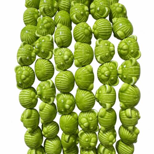 PorseleinJuwelen Beads, Porselein, DIY, meer kleuren voor de keuze, 18.50x15mm, Gat:Ca 2.5mm, Verkocht door PC