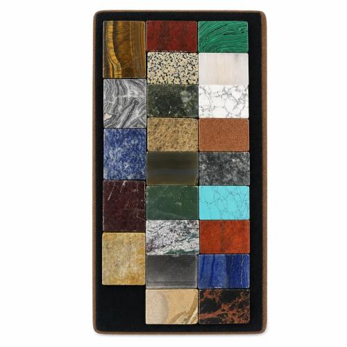Gemstone Cabochons, Edelsteen, Rechthoek, natuurlijke & DIY, meer kleuren voor de keuze, 60x40x12.50mm, Verkocht door PC