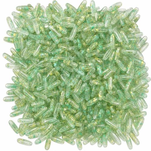 ファッション的ガラスビーズ, ガラス, DIY, 無色, 4x12mm, 450G/バッグ, 売り手 バッグ