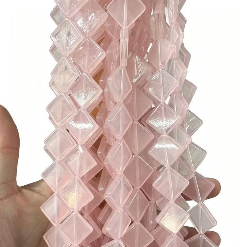 Rhombus Crystal Gyöngyök, Kristály, Rombusz, DIY, több színt a választás, 21x21x4.50mm, Naponta eladott Kb 60 cm Strand