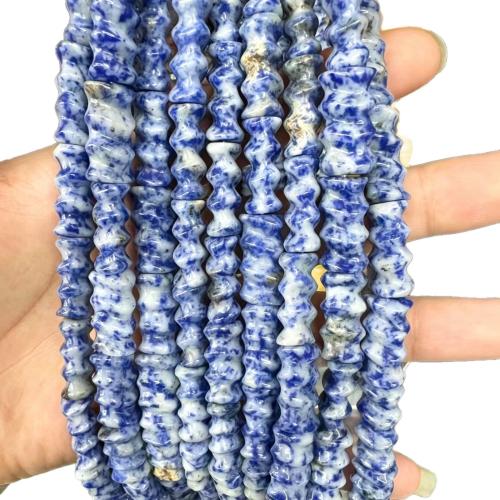 宝石ジュエリービーズ, ジェムストーン, 竹, DIY & 選択のための異なった材料 & ツイスト, 10x20mm, 約 22パソコン/ストランド, 売り手 ストランド