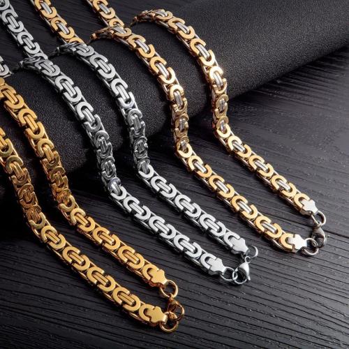 Rozsdamentes acélból készült ékszerek Chain, 304 rozsdamentes acél, Által értékesített Strand