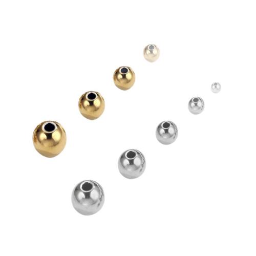 Plated Acrylic Beads Round UV plating DIY Sold By PC