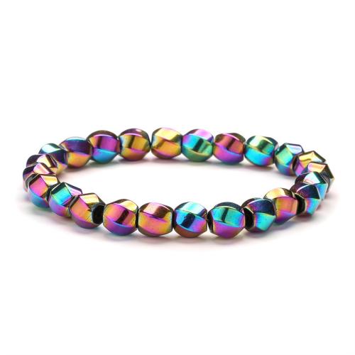 Magnetic Hematite Bracelet Unisex Length 19 cm Sold By PC