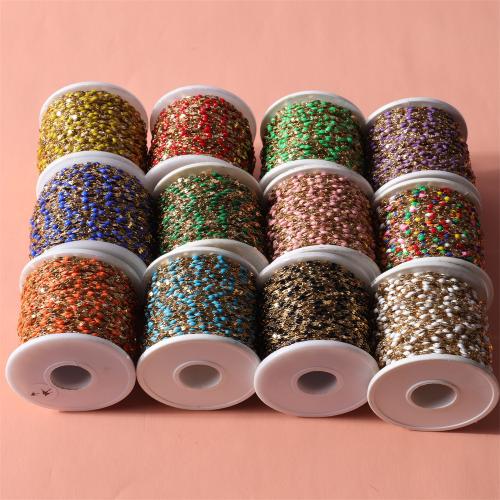 Acero inoxidable joyería de la cadena, acero inoxidable 316L, longitud diferente para la opción & Bricolaje & esmalte, más colores para la opción, 2mm, Vendido por Carrete