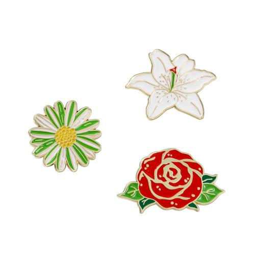 Glazuur broche, Zinc Alloy, plated, mode sieraden & uniseks & verschillende stijlen voor de keuze, meer kleuren voor de keuze, Verkocht door PC