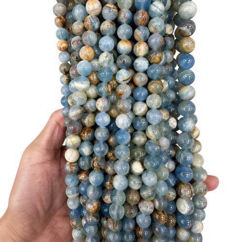 Grânulos de gemstone jóias, Roda, DIY & tamanho diferente para a escolha, azul, vendido para Aprox 38 cm Strand