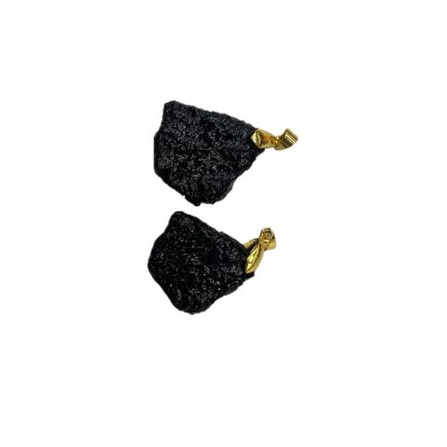 Glas Hanger, Nuggets, DIY, meer kleuren voor de keuze, 28x30mm, Verkocht door PC