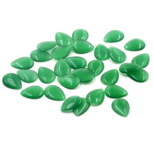 Mačke oko Cabochons, Mačke očiju, Suza, možete DIY & različite veličine za izbor, više boja za izbor, Prodano By PC