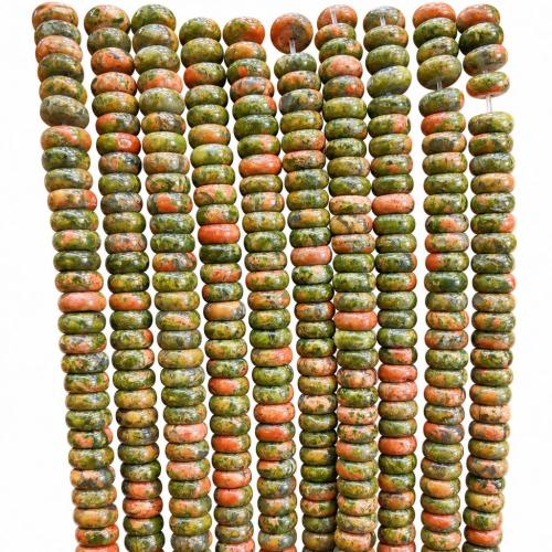 Gemstone šperky Korálky, Drahokam, Počitadlo, lesklý, DIY & různé materiály pro výběr, 3x8mm, Cca 58PC/Strand, Prodáno By Strand