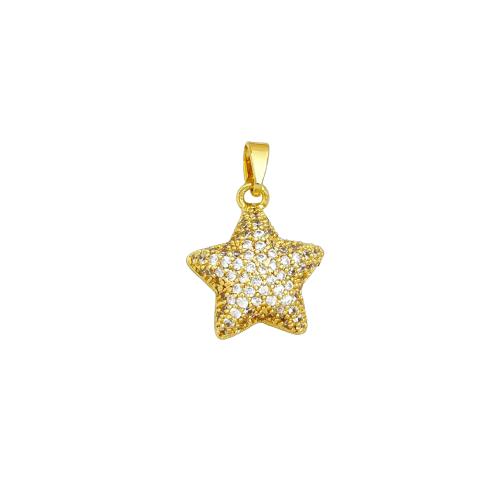 Ciúbach Zirconia siogairlín Micrimhilseogra réiteodh Prás, Star, plátáilte, DIY & stíleanna éagsúla do rogha & micrea réiteach zirconia ciúbach, pendant size 16-32mm, Díolta De réir PC