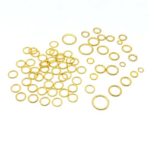 RVS Gesloten Ring, 304 roestvrij staal, plated, DIY & verschillende grootte voor keus, meer kleuren voor de keuze, 1000pC's/Lot, Verkocht door Lot