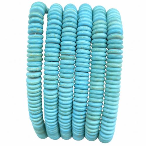 Gemstone šperky Korálky, Drahokam, Počitadlo, DIY & různé materiály pro výběr, 4x12mm, Prodáno za Cca 38 cm Strand