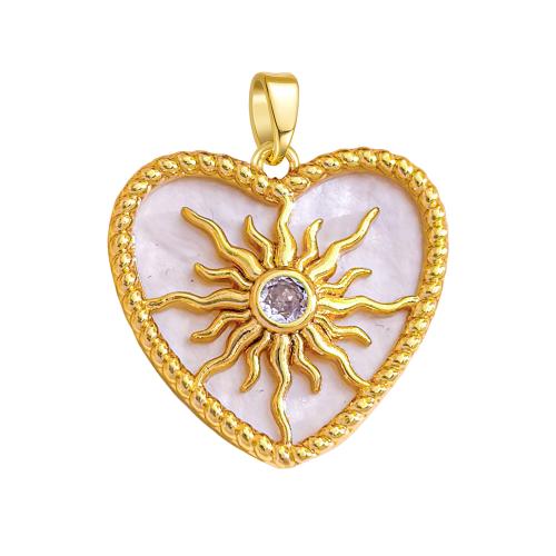 Cubic Zirconia Micro Pave bronze Pingente, cobre, banhado, DIY & Vario tipos a sua escolha & micro pavimento em zircônia cúbica & esmalte, pendant size 19-21mm, vendido por PC