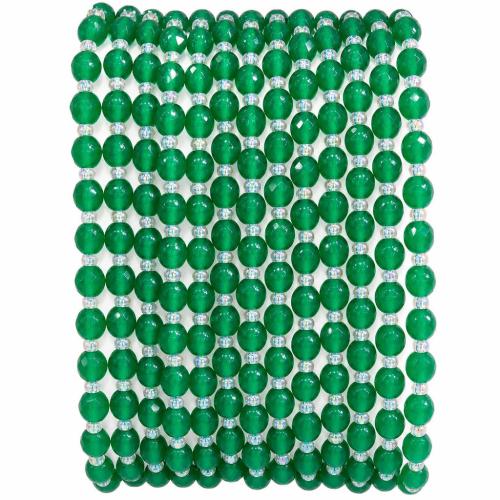 Gemstone šperky Korálky, Drahokam, Flat Round, DIY & různé materiály pro výběr & tváří, 6mm, Cca 44PC/Strand, Prodáno By Strand