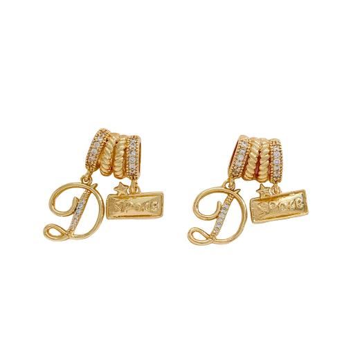 Befestigter Zirkonia Messing Anhänger, plattiert, DIY & verschiedene Stile für Wahl & Micro pave Zirkonia, verkauft von PC