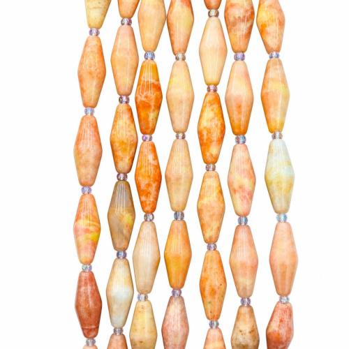 Gemstone Smycken Pärlor, Impression Jasper, DIY, fler färger för val, 8x20.50mm, Ca 9PC/Strand, Säljs av Strand