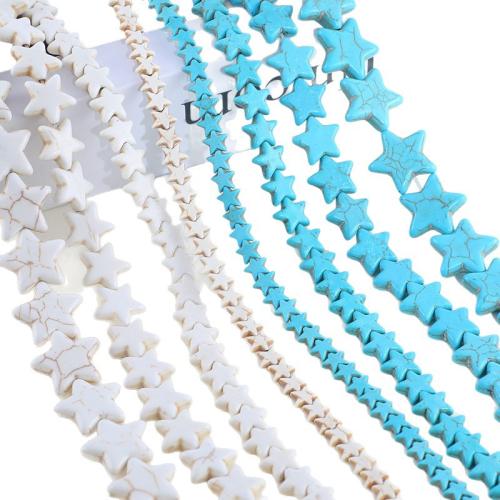 Turquoise Beads Star DIY Length Approx 38 cm Sold By Lot