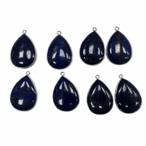 Lapislazulien Häng, Lapis lazuli, Dropp, DIY, 40x26mm, Hål:Ca 2mm, 10PC/Lot, Säljs av Lot